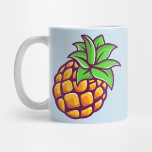 Floating Pineapple Cartoon Mug